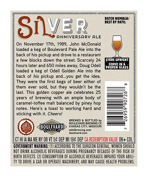 Boulevard/Odell Silver Anniversary Ale Community BeerAdvocate